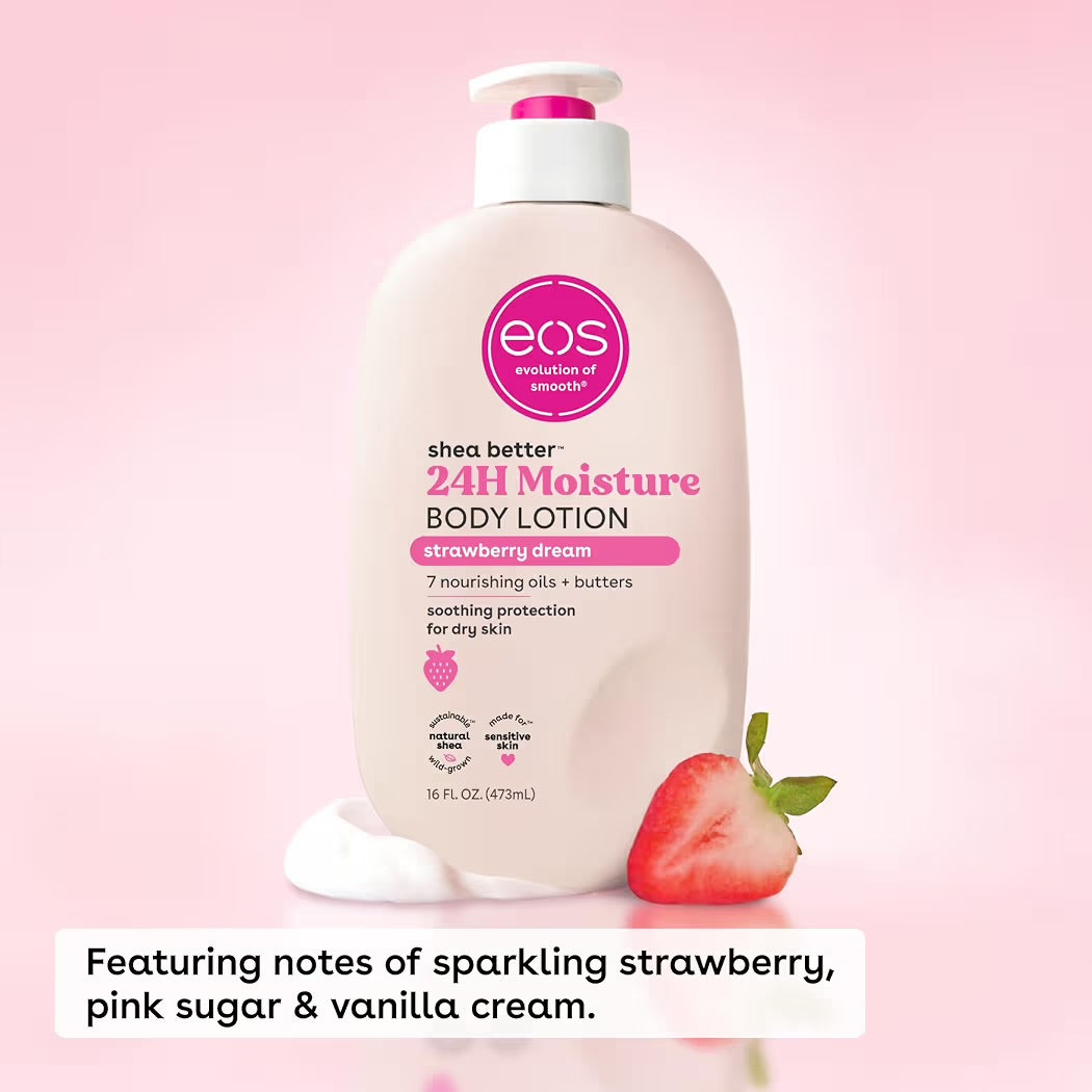 eos Body Lotion (Strawberry Dream)