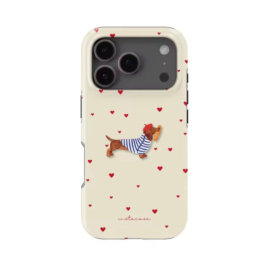 Heart Pup Phone Case
