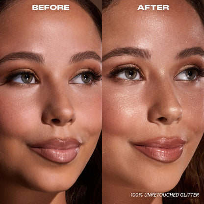 ONE/SIZE by Patrick Starrr 
On 'Til Dawn Waterproof Glitter Setting Spray - Brown Sugar