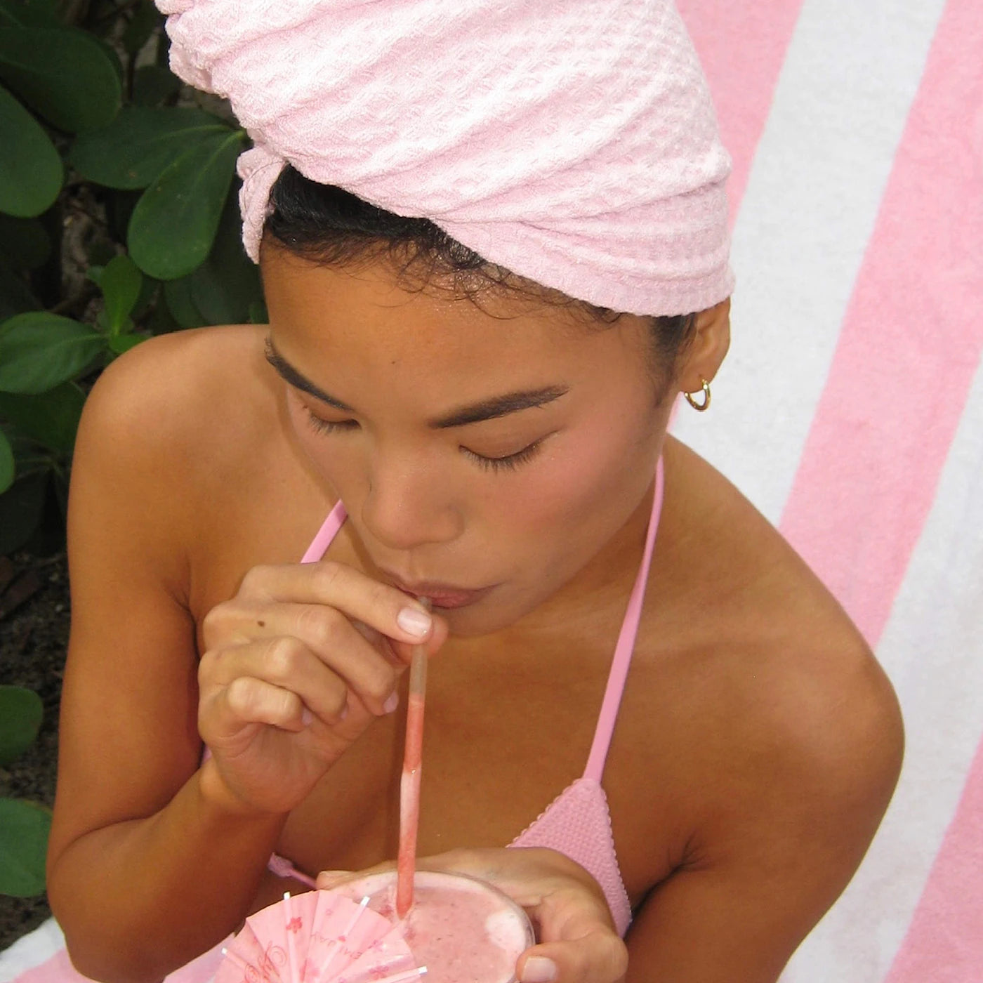 Emi Jay 
Heavenly Hair Towel in Lychee Baby