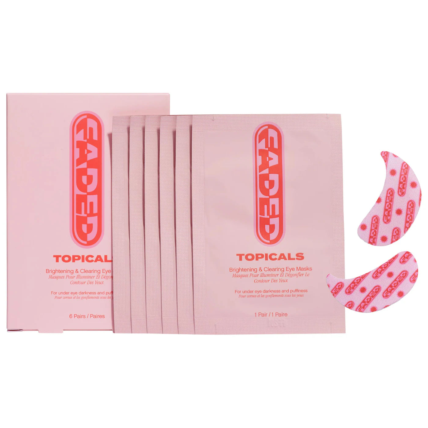Topicals 
Faded Under Eye Brightening & Clearing Eye Masks