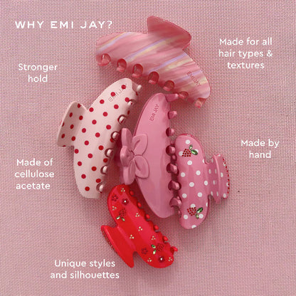 Emi Jay 
Big Effing Clip Hair Claw in Lychee Baby