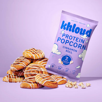 Khloud CINNAMON ROLL PROTEIN POPCORN