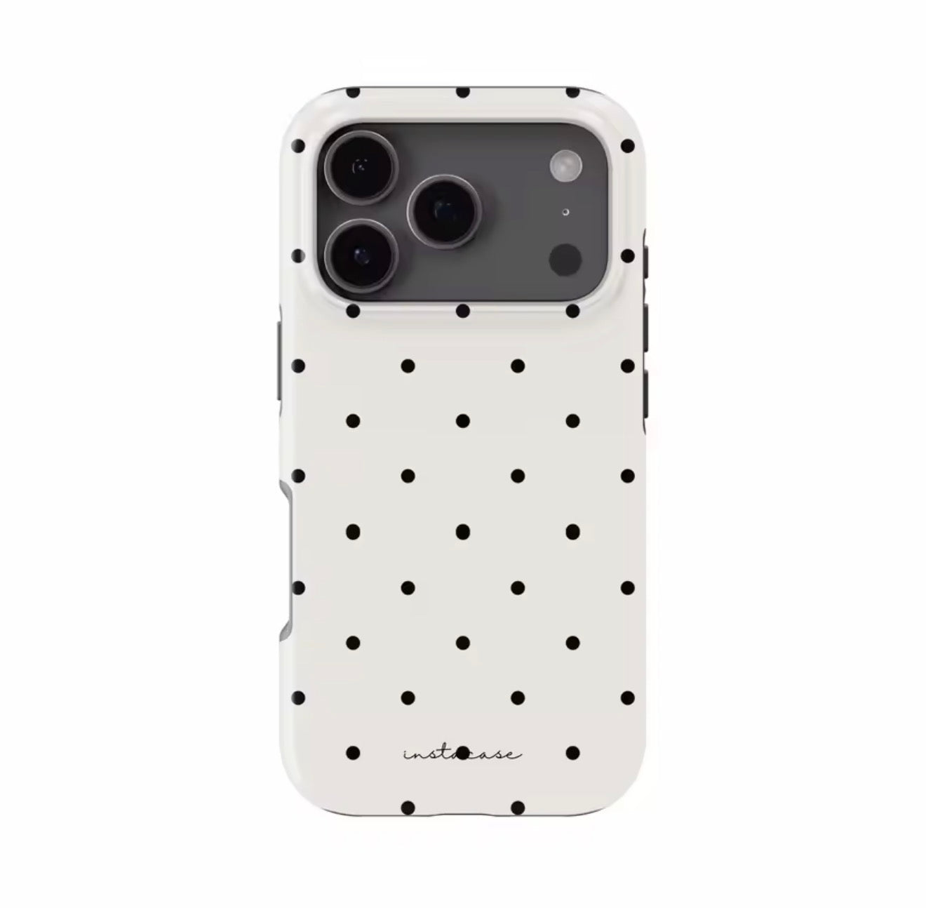 White Polka Dots Phone Case