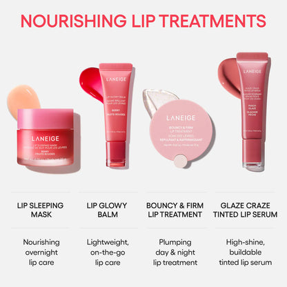 LANEIGE 
Glaze Craze Donut Delight Hydrating Tinted Lip Serum Duo