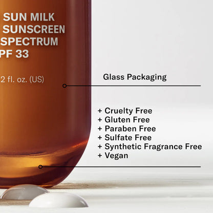 JOSIE MARAN 
Argan Sun Milk Mineral Sunscreen Broad Spectrum SPF 33 Moisturizer