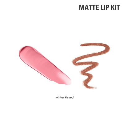 KYLIE COSMETICS winter kissed matte lip kit & palette duo