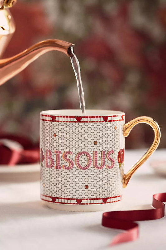 The Bistro Tile Stoneware Mug: Valentine's Edition