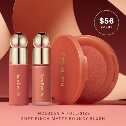 Rare Beauty by Selena Gomez 
Soft Pinch Cheek & Lip Trio Makeup Gift Set