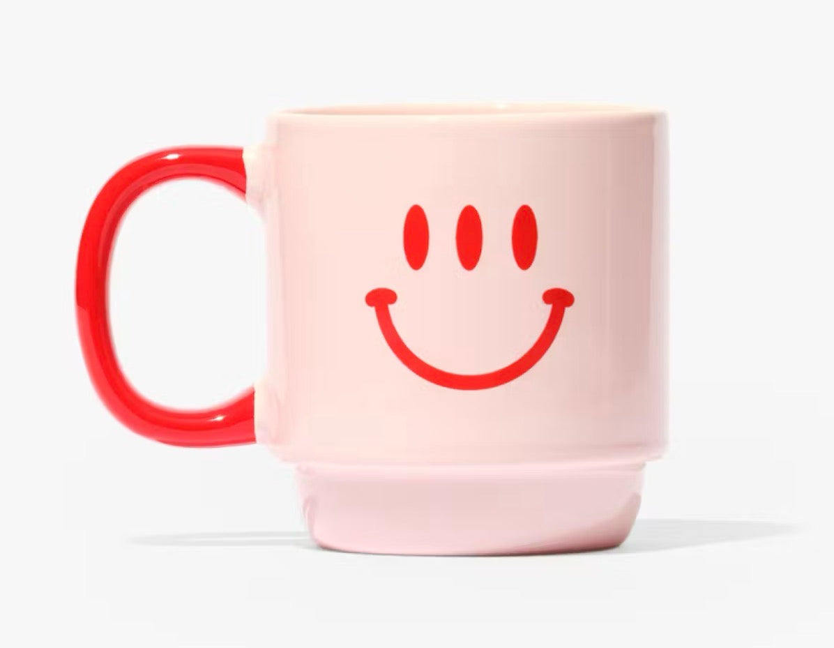 Glossier Three Eyed Smiley Mug