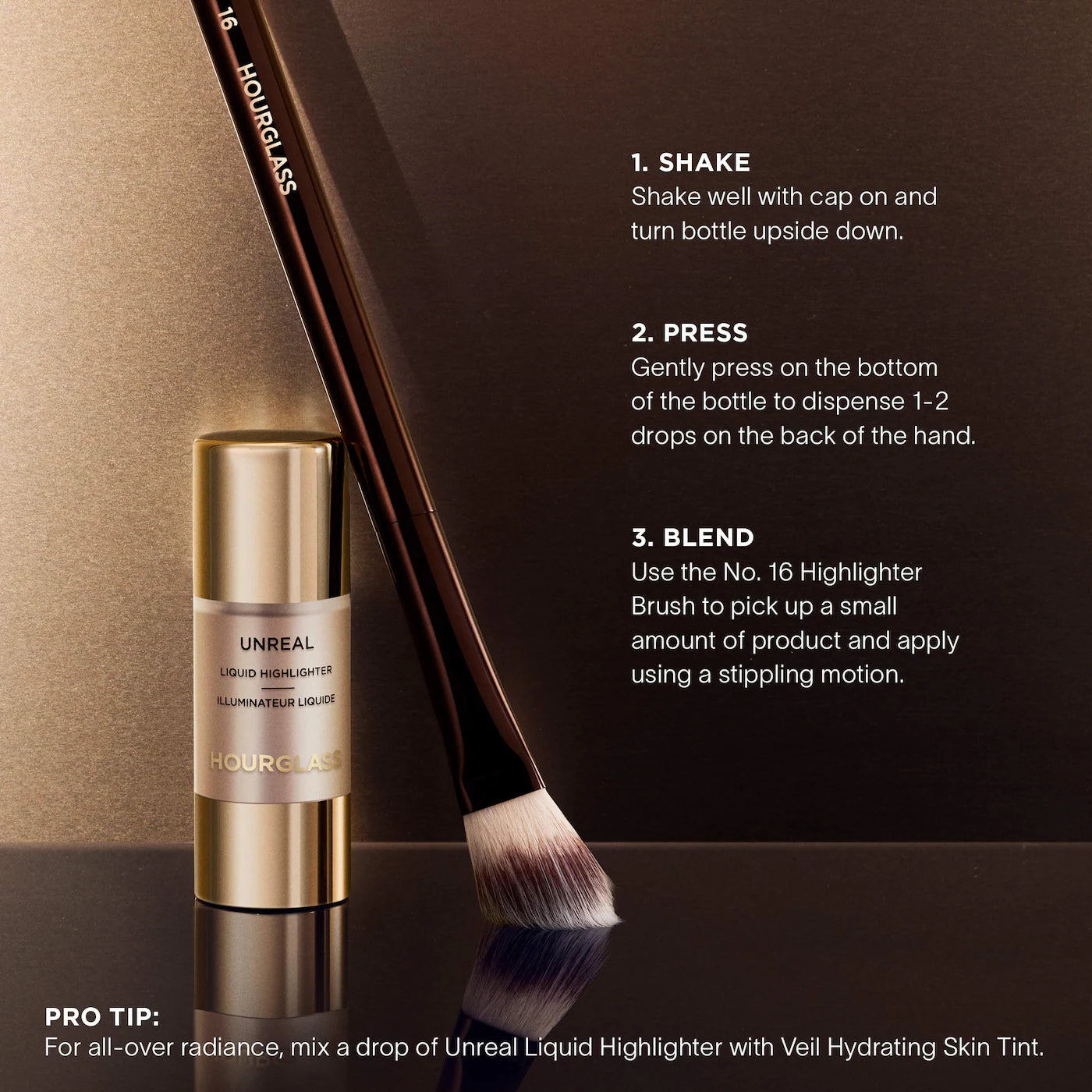 Hourglass 
Unreal Radiant Glow Liquid Highlighter