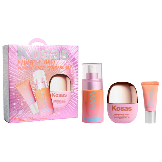 Kosas 
Plump + Juicy Makeup Prep Skincare Set