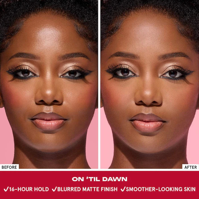 ONE/SIZE by Patrick Starrr 
On 'Til Dawn Mattifying Waterproof Setting Spray