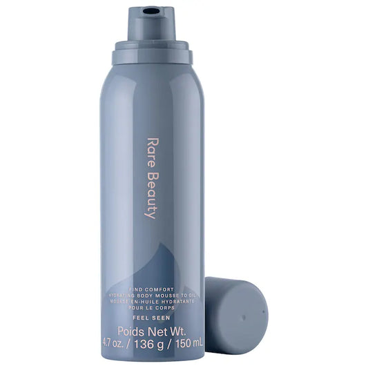 Rare Beauty by Selena Gomez 
Find Comfort: Feel Seen Hydrating Body Mousse to Oil