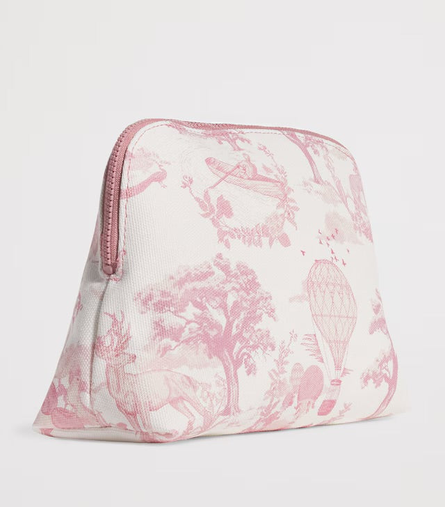 HARRODS
Toile Half Moon Cosmetic Bag