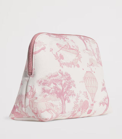 HARRODS
Toile Half Moon Cosmetic Bag