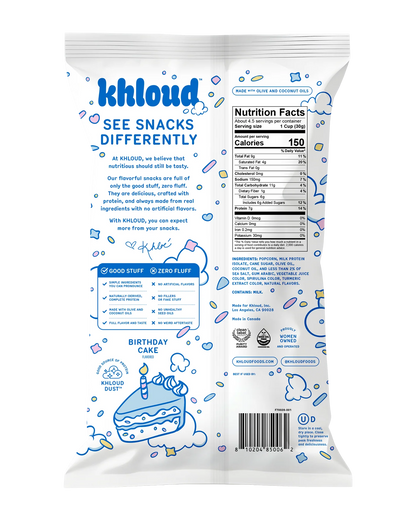 Khloud BIRTHDAY CAKE PROTEIN POPCORN