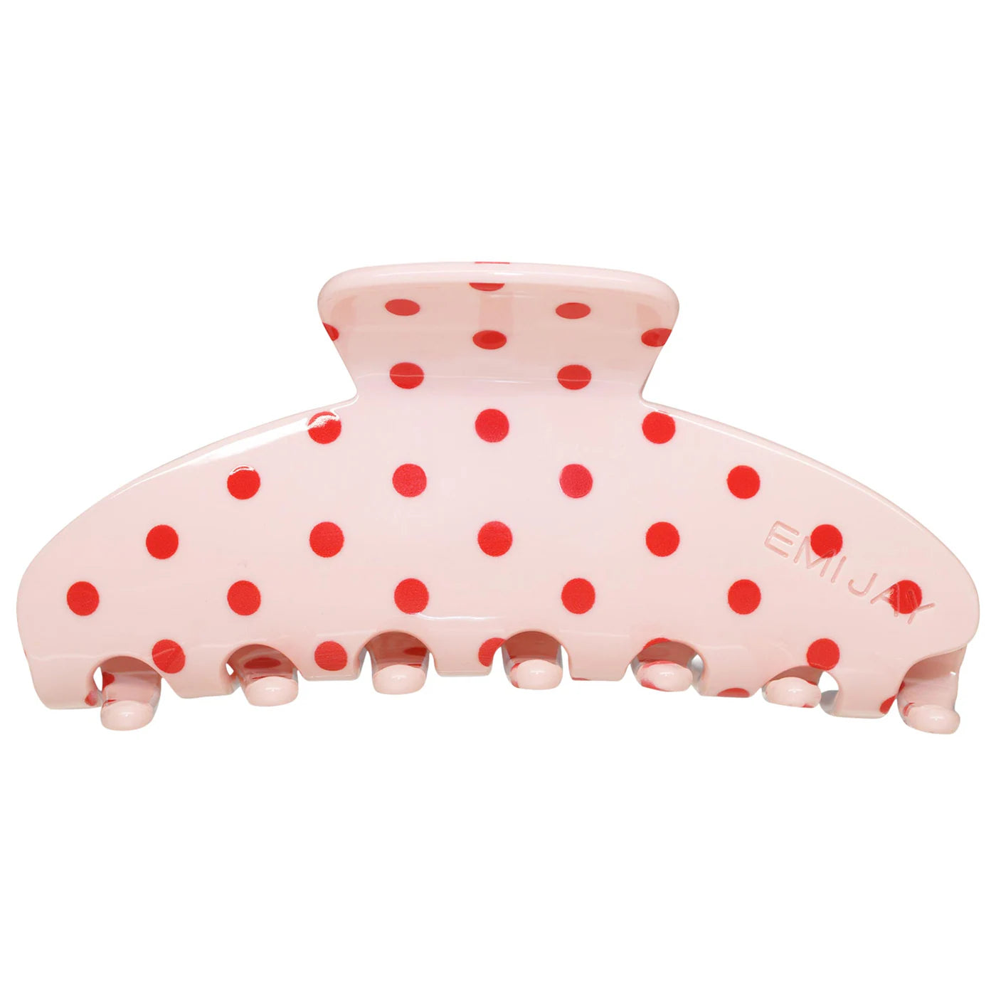 Emi Jay 
Big Effing Clip Hair Claw in Blush Polka Dot