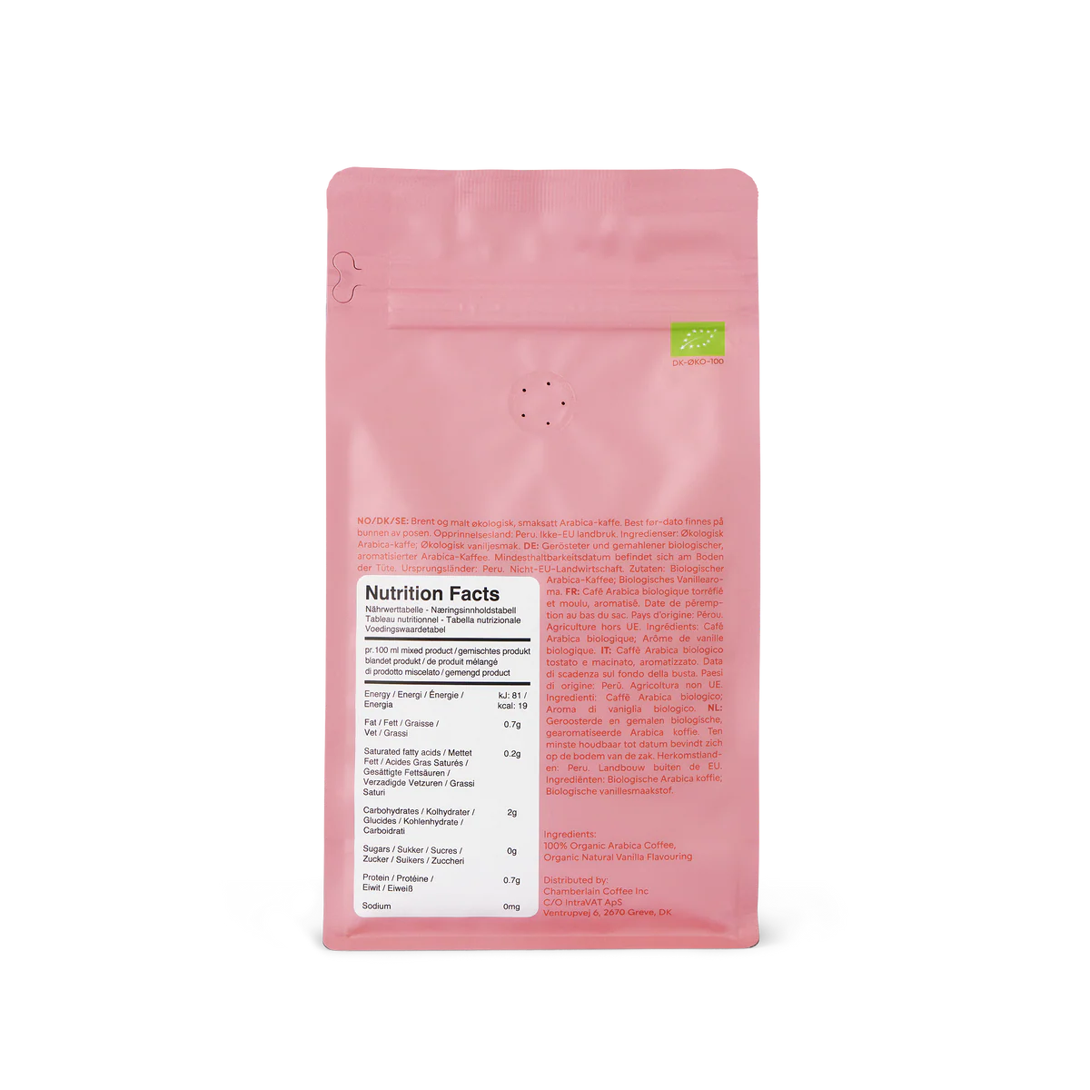 Organic Vanilla Coffee Blend