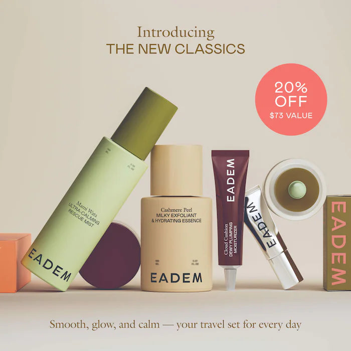EADEM 
The New Classics Mini Everyday Skin + Lip Icons