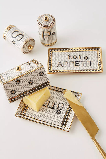 Bistro Tile Salt & Pepper Shakers