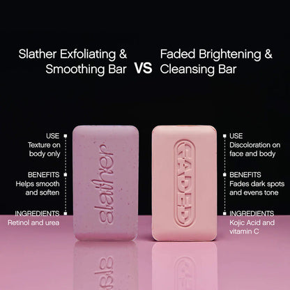 Topicals 
Slather Exfoliating & Smoothing Bar - For Soft Skin
