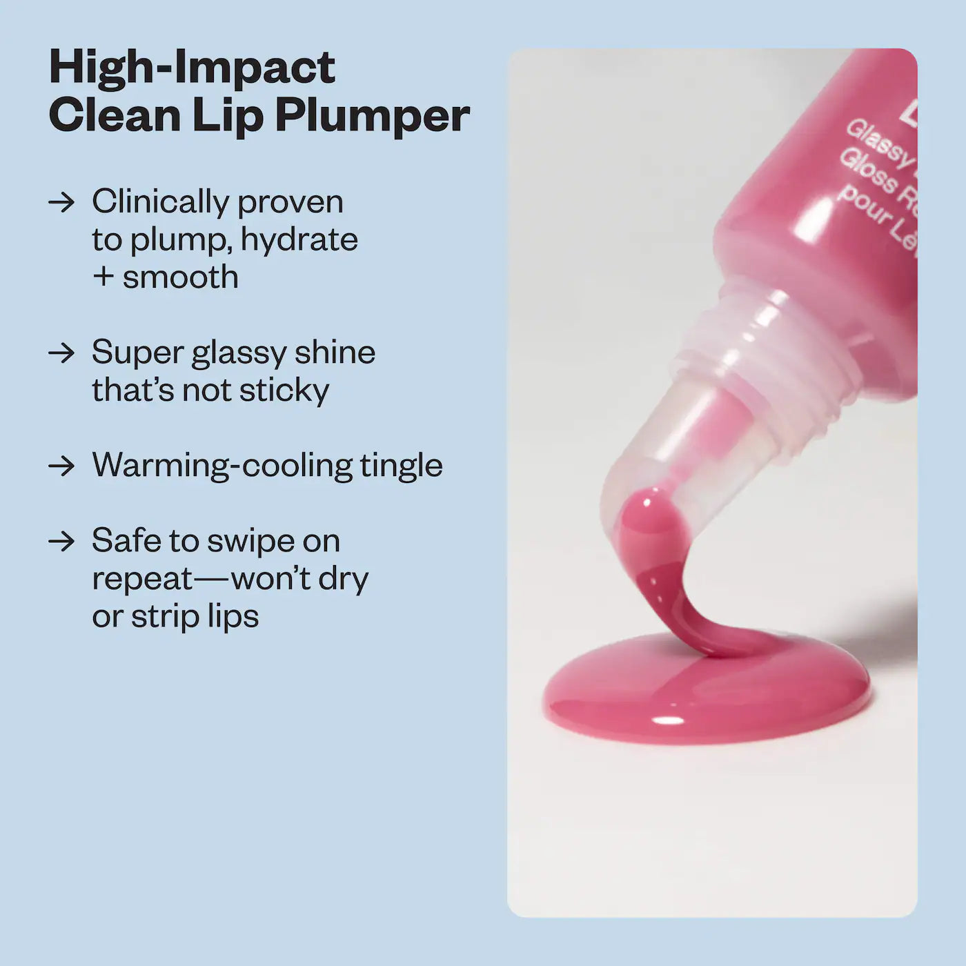 Kosas 
Lip Pulse Glassy Lip Plumper Gloss