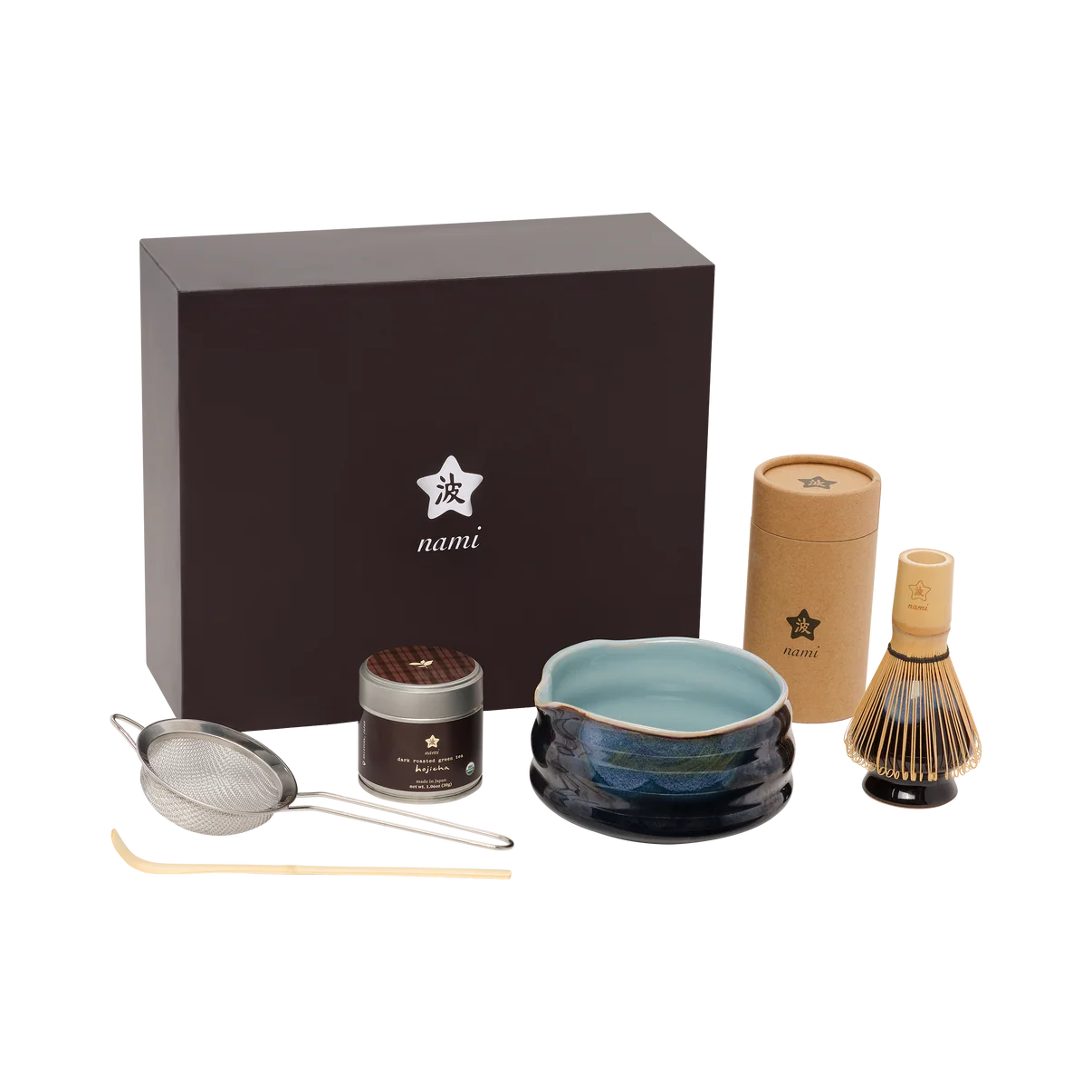 Nami Matcha Dark Roast Hojicha Kit
