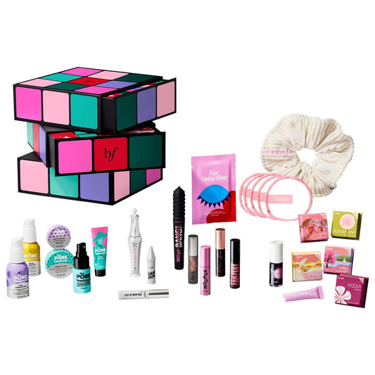Benefit Cosmetics 
Glam Cube 24-Day Makeup Advent Calendar Gift Set (pre-order)