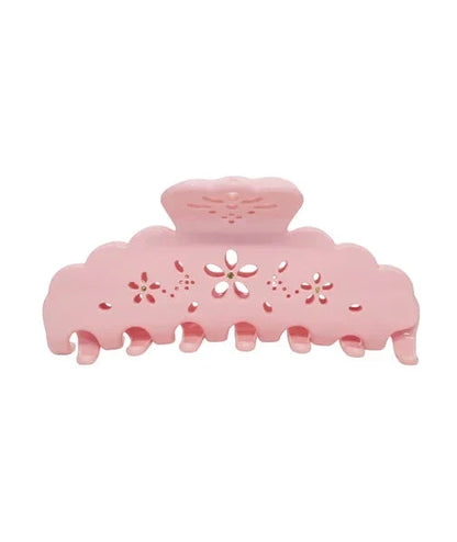 BIG EFFING CLIP IN ROSE FLEUR EYELET