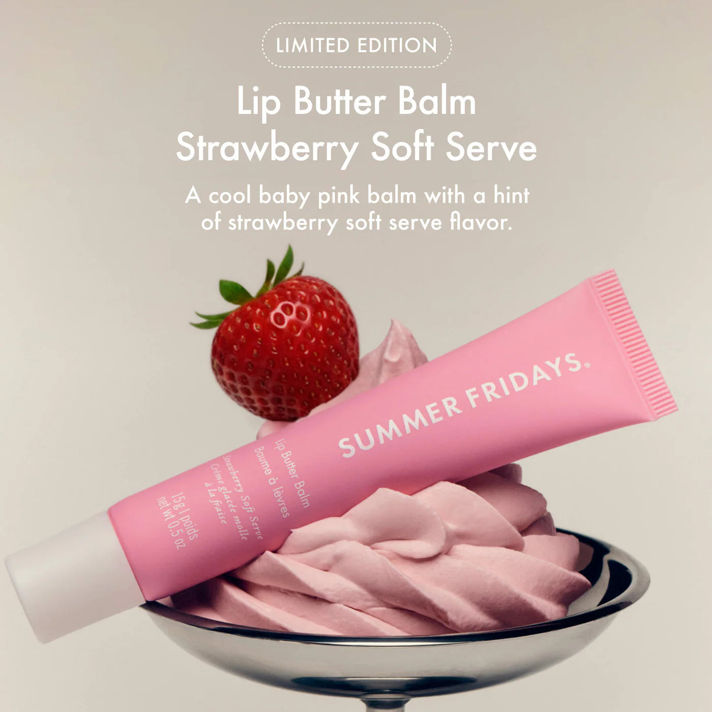 Summer Fridays 
Sweet Pink Duo with Birthday Cake + Strawberry Soft Serve Lip Butter Balm