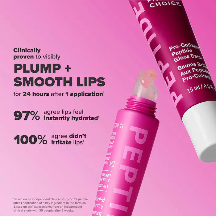 Paula's Choice 
Peptide Plumping Gloss Balm Duo Gift Set for Hydrated, Fuller Lips