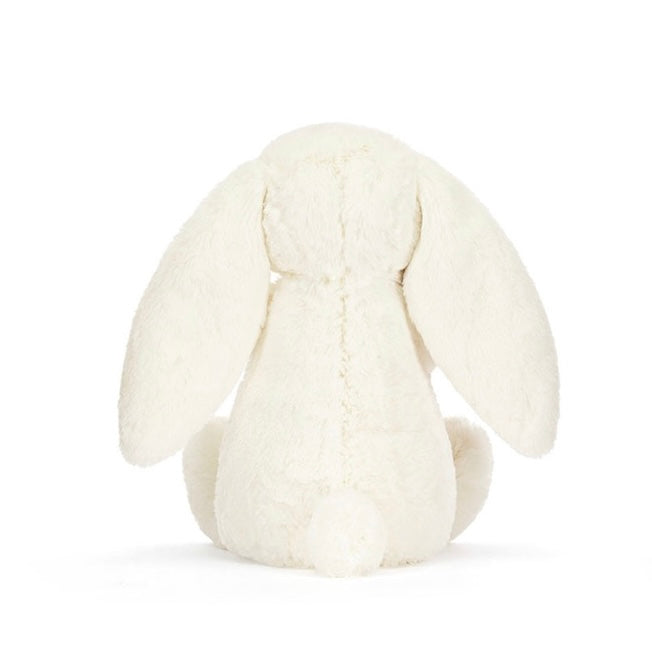 Cream Bunny with Rose