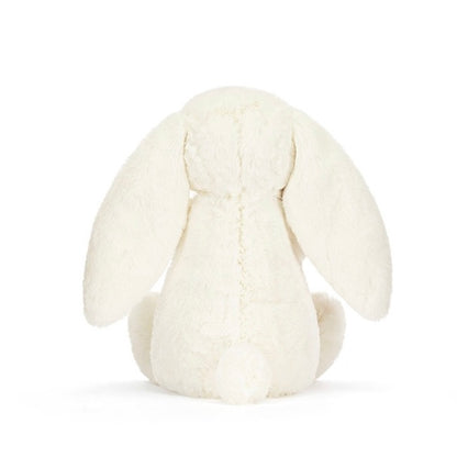 Cream Bunny with Rose