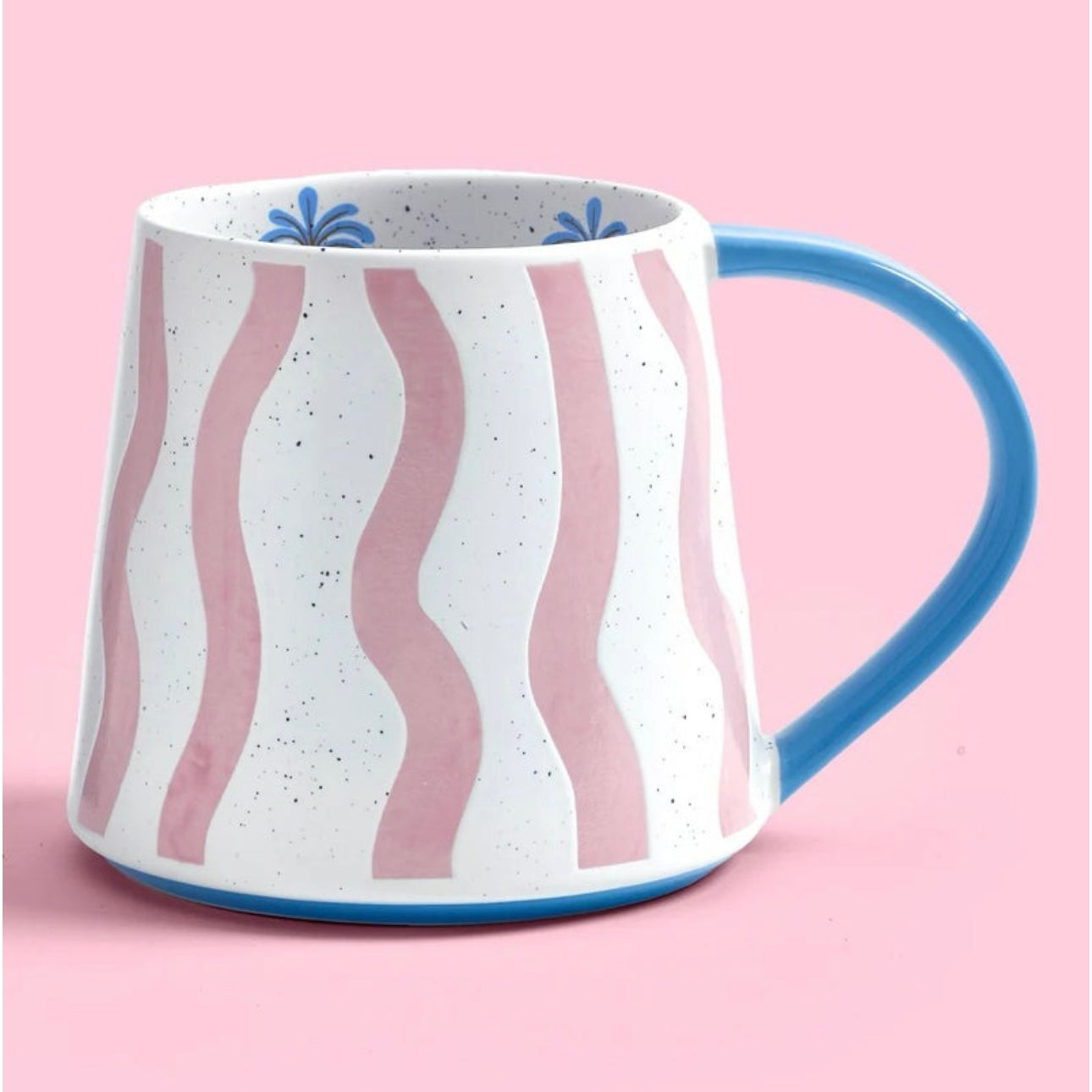 Eleanor Bowmer Electric Coast Pink Wave Mug