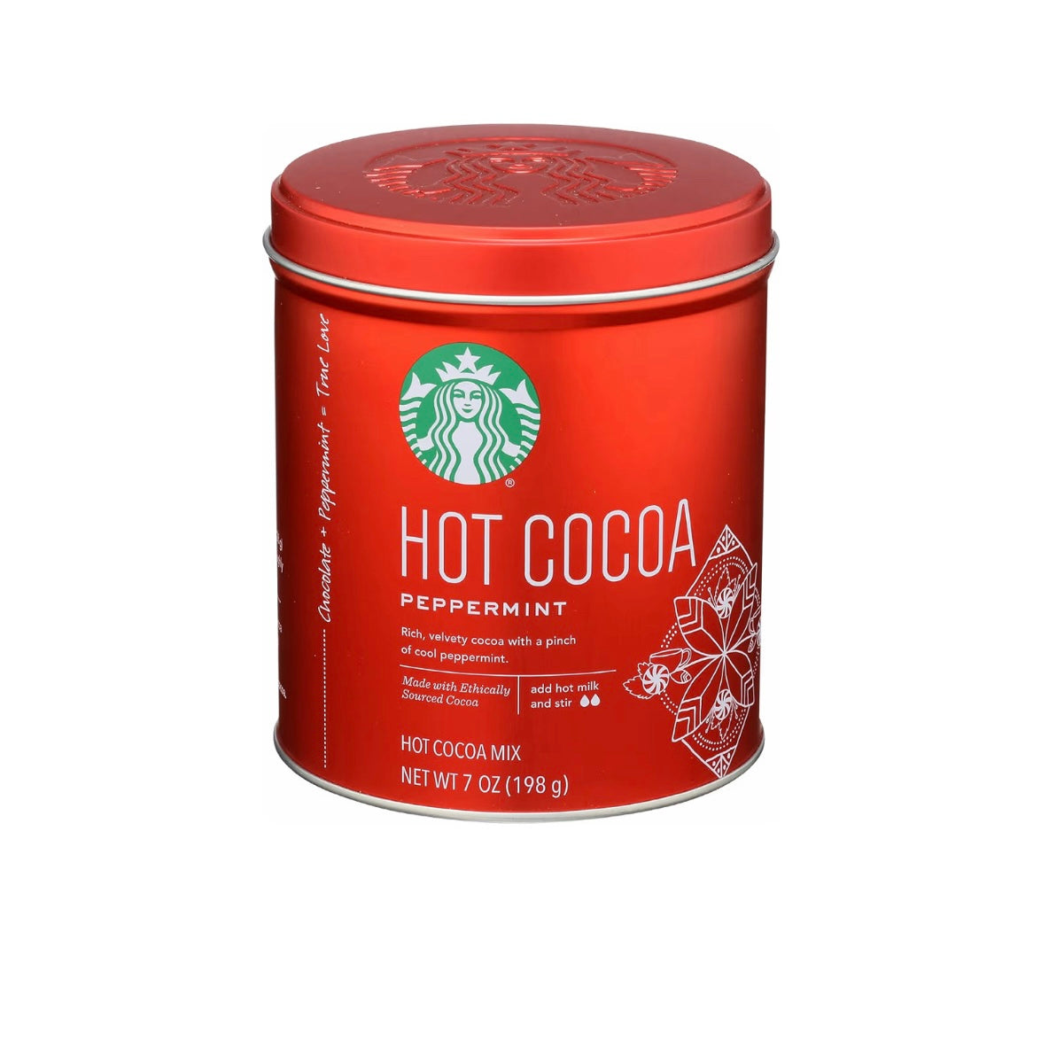 Starbucks hot cocoa peppermint