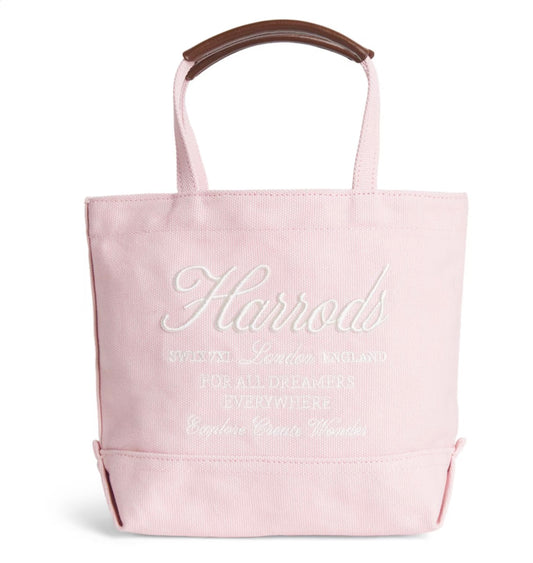 HARRODS
Small Embroidered Logo Tote Bag
