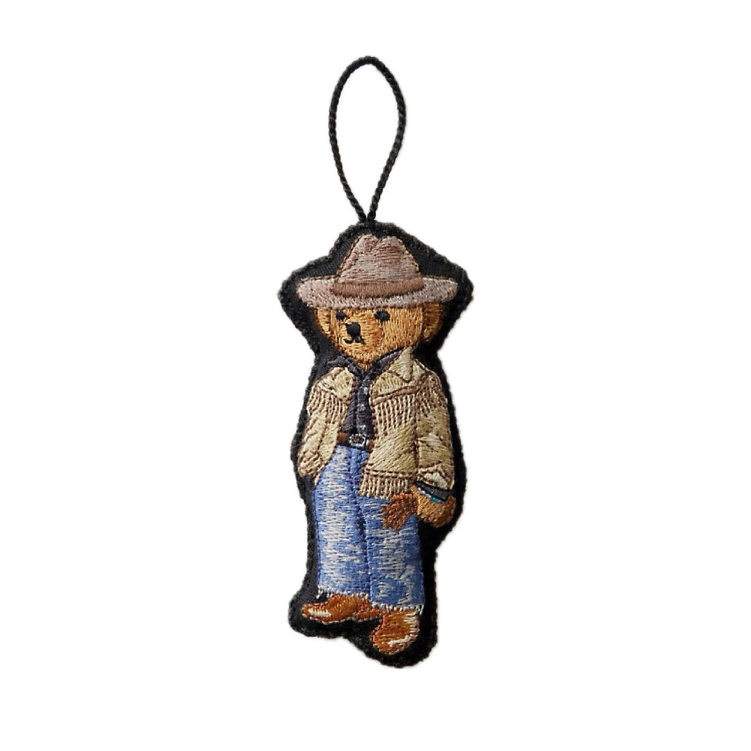Western Polo Bear Ornament