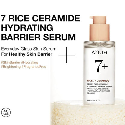 ANUA Rice Ceramide 7 Hydrating Barrier Serum