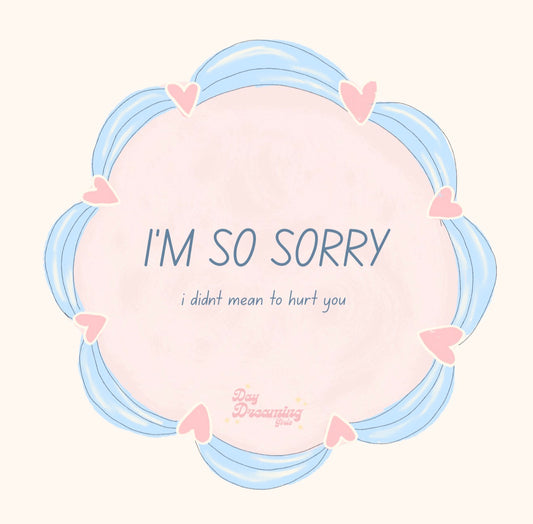 Sorry Card (English)