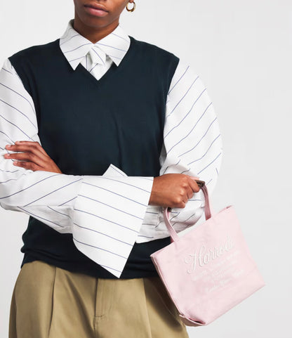 HARRODS
Small Embroidered Logo Tote Bag