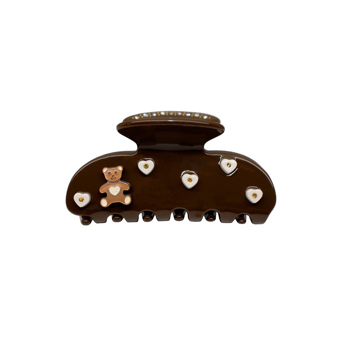 SWEETHEART CLIP IN TOASTED TEDDY