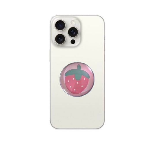 strawberry phone grip