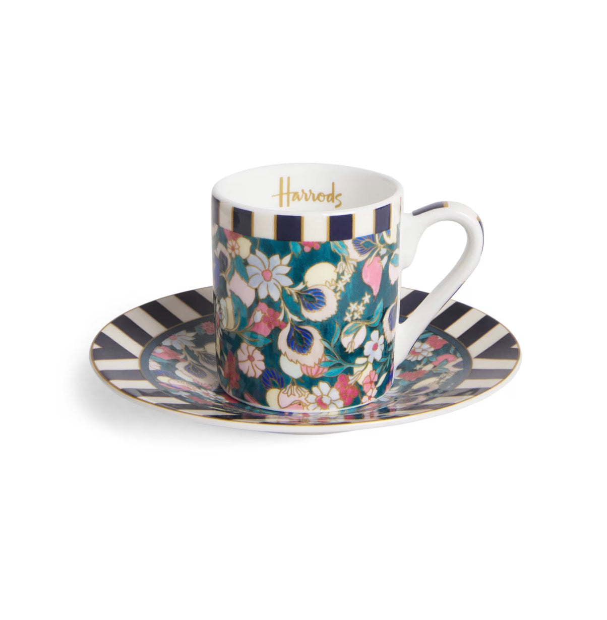 HARRODS
Bone China Enchanted Emporium Botanical Espresso Cup and Saucer