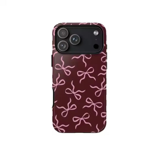 Red and Pink Ribbon Phone Case (Copy)