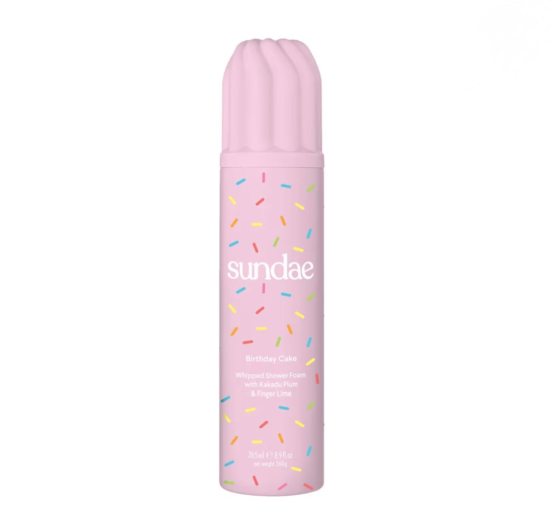SUNDAE BODY
Birthday Cake Whipped Shower Foam