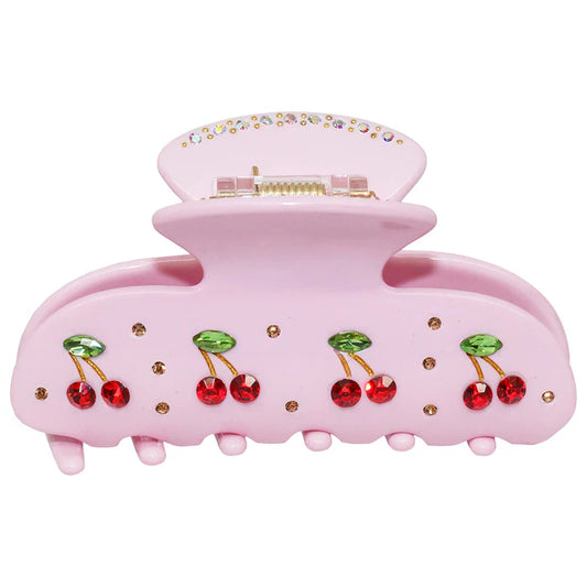 Emi Jay  Sweetheart Hair Claw Clip in Pink Cherry Pie