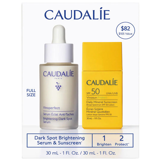 Caudalie 
Dark Spot Brightening Serum & Sunscreen SPF 50 Set (pre-order)