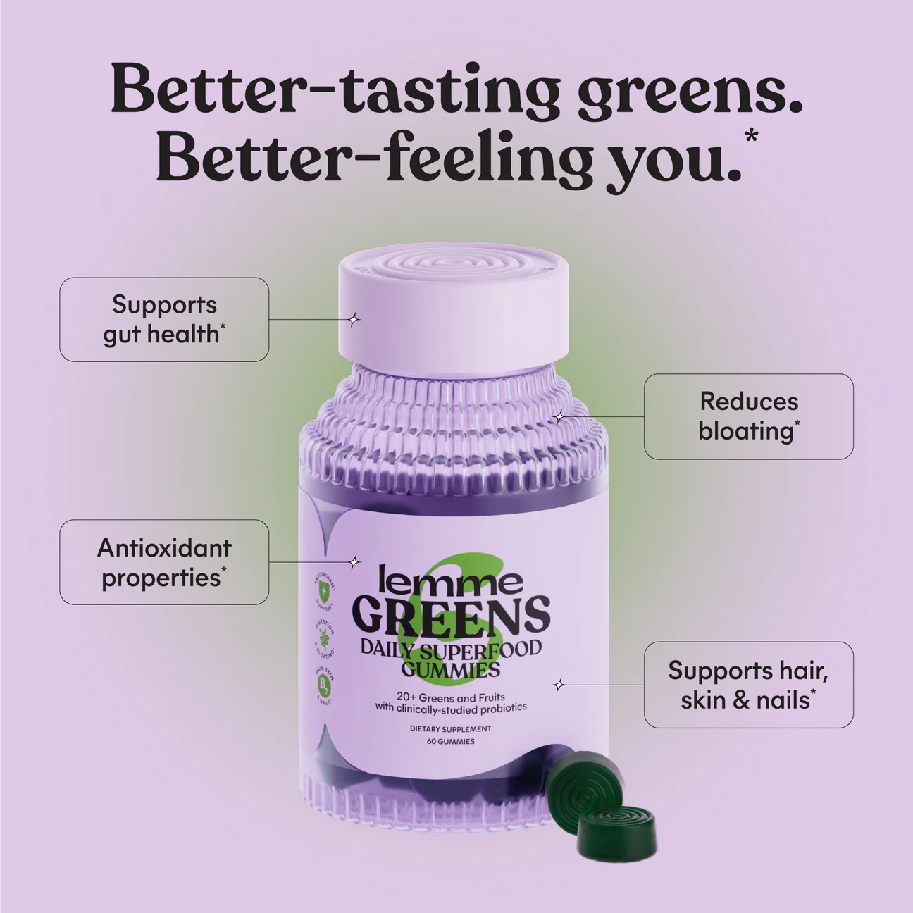 LEMME GREENS GUMMIES (pre-order)