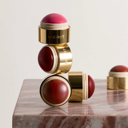 MERIT 
The Mini Flush Blush Balm Trio